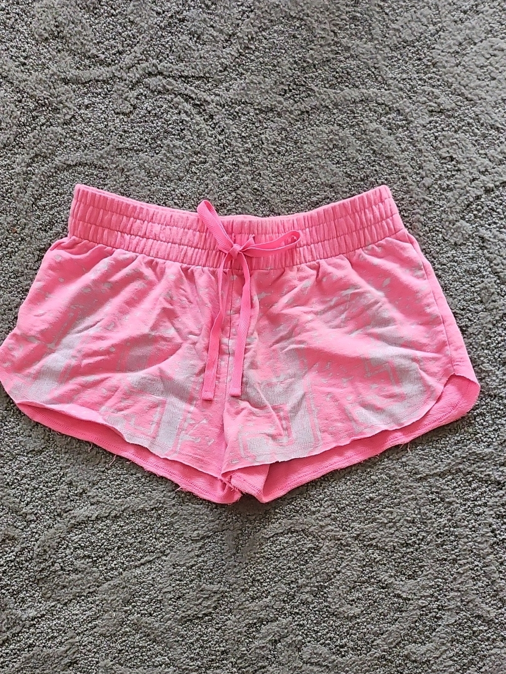 No Boundaries Pink Elastic Waist Athletic Shorts Junior's Size S 3-5.